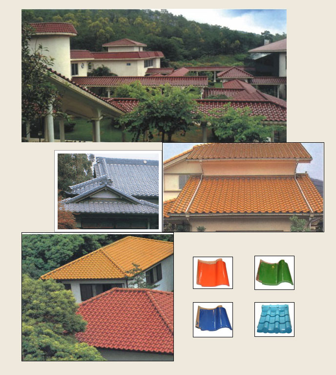 S型瓦鋪蓋（gài）的別墅